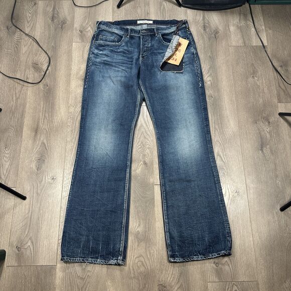 Western Glove Works Jeans 1921 Straight Leg Jeans Men's 36x34  Button Fly - Picture 2 of 11